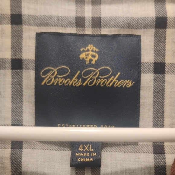 Burgundy Brooks Brothers Big & Tall Paddock Diamond Quilted Vest 4XL - Picture 2 of 3